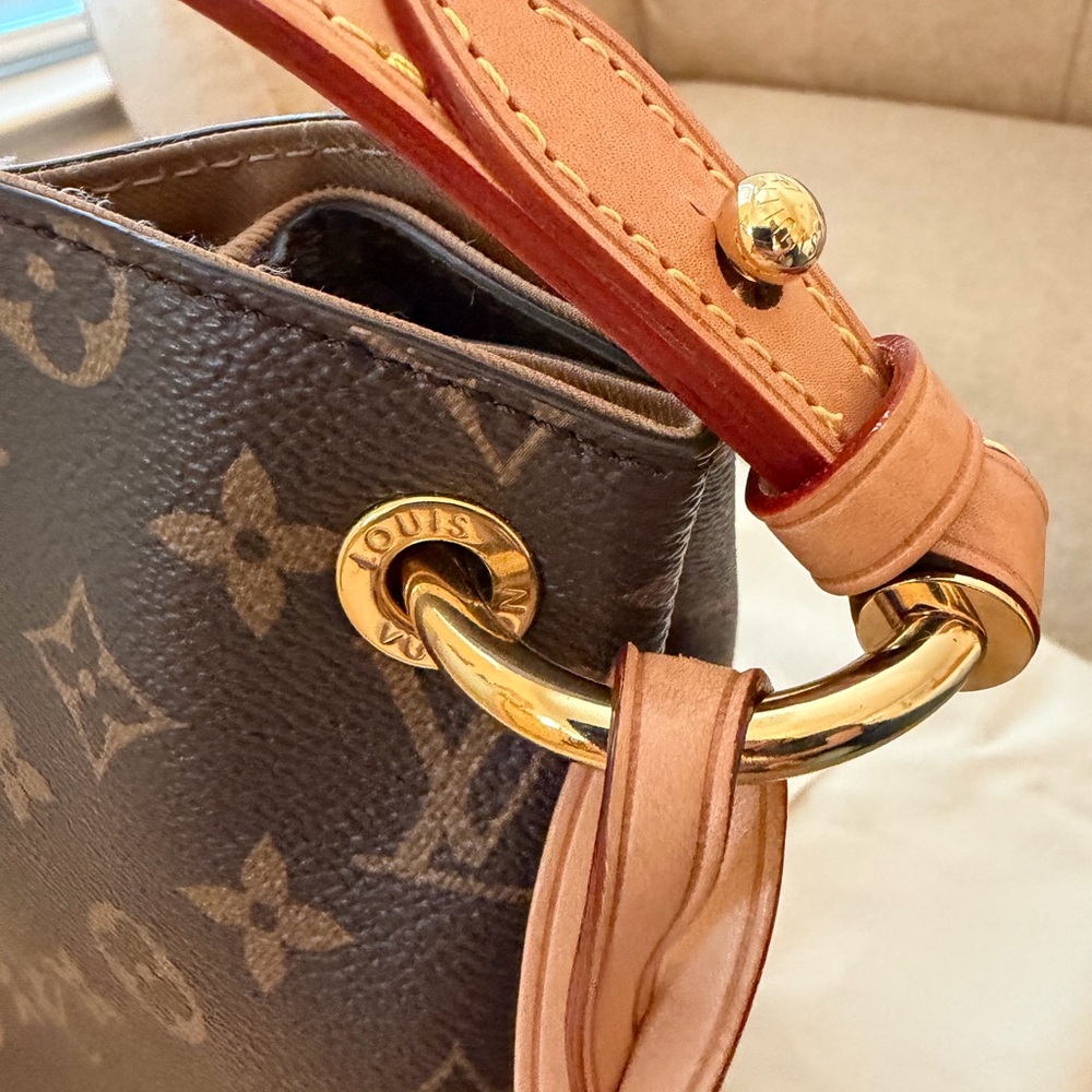 Louis Vuitton Graceful PM Hobo Bag in Monogram Canvas Beige-Excellent Condition! - Picture 9 of 16